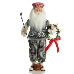 Golfing Santa Christmas Ornament Discount
