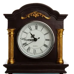 Grandfather Clock Lightup Ornament with Ice Skaters Best Sale