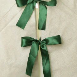 Green and Gold Mistletoe Christmas Tree Skirt Online