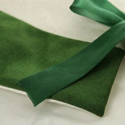 Green and Gold Mistletoe Christmas Tree Skirt Online