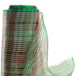 Green and Red Check Decomesh Roll Sale