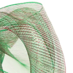 Green and Red Check Decomesh Roll Sale