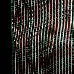 Green and Red Check Decomesh Roll Sale
