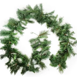 Green Dew Drop Pine Christmas Garland Flash Sale