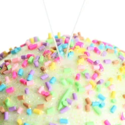 Green Glitter Christmas Bauble with Sprinkles Outlet