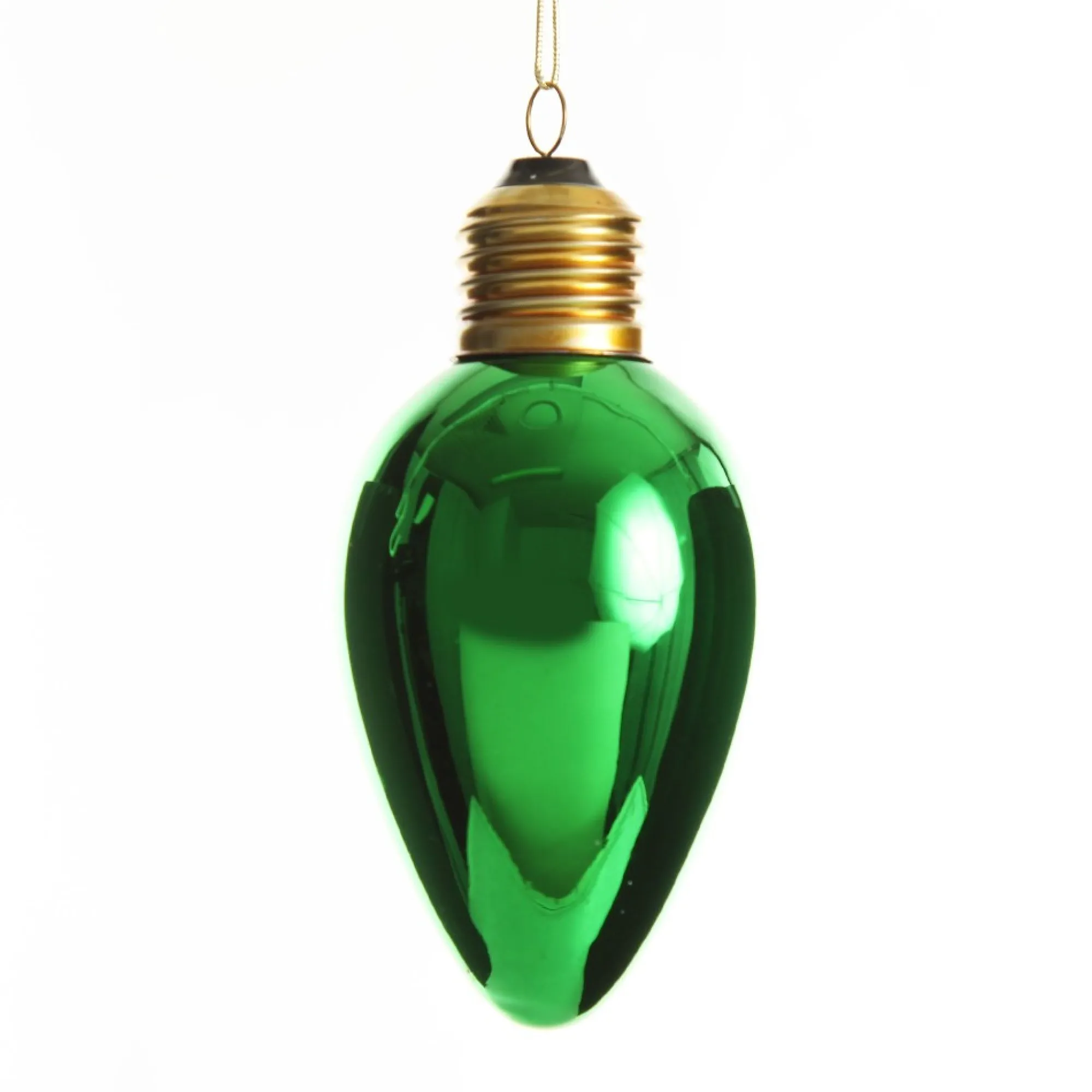 Green Light Bulb Hanging Christmas Decoration Best Sale