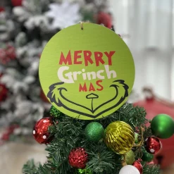 Green Merry Grinchmas Christmas Sign Shop