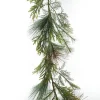 Green Mixed Leaf Christmas Garland Best