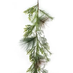 Green Mixed Leaf Christmas Garland Best