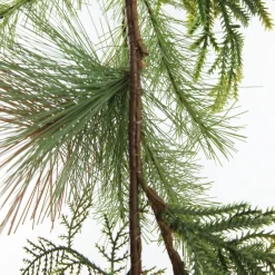 Green Mixed Leaf Christmas Garland Best