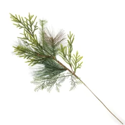 Green Mixed Leaf Christmas Spray Clearance