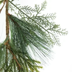 Green Mixed Leaf Christmas Spray Clearance