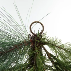 Green Mixed Leaf Christmas Teardrop Swag Cheap