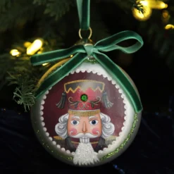Green Nutcracker Christmas Disc Flash Sale