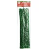 Green Tinsel Chenille Stem Pipe Cleaners - Pack of 45 Sale