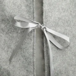 Grey and White Fur Christmas Tree Skirt Best