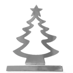 Hollow Chrome Tree Christmas Stocking Hanger Best