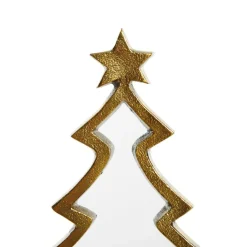 Hollow Raw Gold Tree Christmas Stocking Hanger with Quartz Base Best