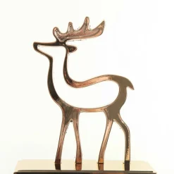 Hollow Rose Gold Reindeer Christmas Stocking Hanger Discount