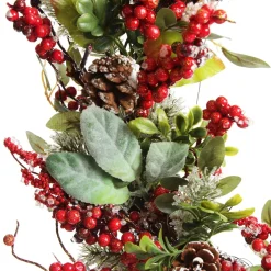 Iced Red Berry Wreath Best