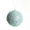 Iridescent Baby Blue Sequin Christmas Ball Store