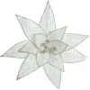 Iridescent Glitter Poinsettia Flower Clip Shop