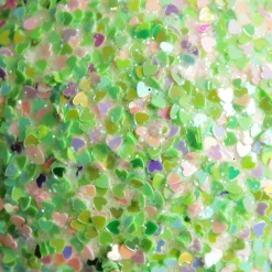 Iridescent Mint Green Sequin Christmas Ball Shop