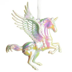 Iridescent Unicorn Christmas Tree Decoration Outlet