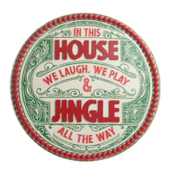 Jingle All the Way Retro Wooden Christmas Sign Store