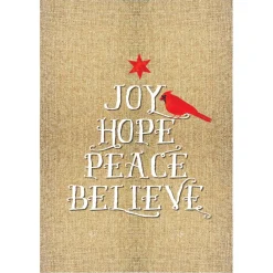 Joy Hope Peace Believe Christmas Poster Print Cheap