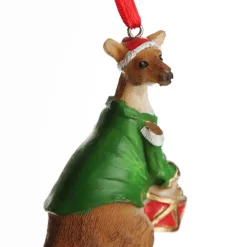 Kangaroo Australiana Christmas Tree Decoration - Green Jacket Shop