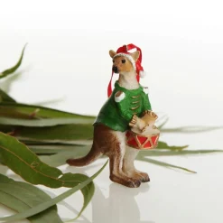 Kangaroo Australiana Christmas Tree Decoration - Green Jacket Shop