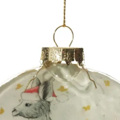 Kangaroo with Santa Hat Glass Disc Kangaroo With Santa Hat Glass Disc Cheap