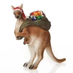 Kangaroo with Santa Sack Australiana Christmas Ornament Fashion