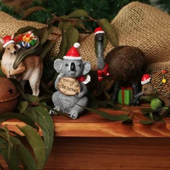 Kangaroo with Santa Sack Australiana Christmas Ornament Fashion