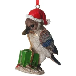 Kookaburra Australiana Christmas Tree Decoration - Green Present Fashion