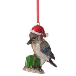 Kookaburra Australiana Christmas Tree Decoration - Green Present Fashion
