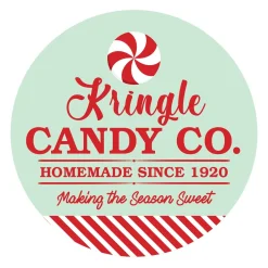 Kringle Candy Co Christmas Wreath Plaque Store