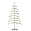 Large Antique Silver Metal Christmas Tree Flash Sale