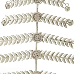 Large Antique Silver Metal Christmas Tree Flash Sale