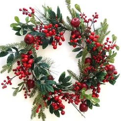 Large Berry and Apple Wreath Clearance