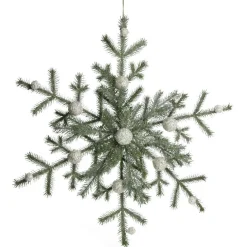 Large Christmas Pine Snowflake Hot
