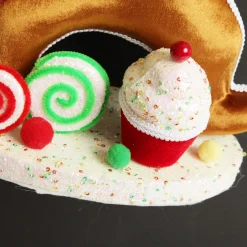 Large Gingerbread Boy with Candy Cane Christmas Ornament Online