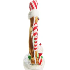 Large Gingerbread Boy with Candy Cane Christmas Ornament Online