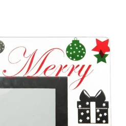 Large Glass Christmas Frame - Presents Clearance