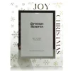 Large Glass Christmas Photo Frame - Gold Snowflakes Joy Online