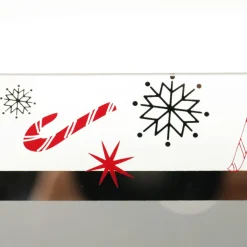 Large Glass Christmas Photo Frame - Candy Cane Cheap