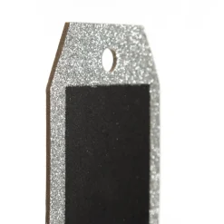 Large Glitter Square Edge Name Tag Fashion