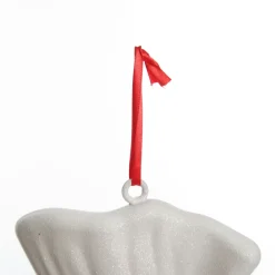 Large Red and White Swirl Peppermint Candy Hanging Christmas Decoration Shop