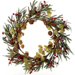 Large Rustic Pine Christmas Wreath Store